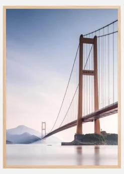 Xihou Bridge & Moon Bay Plakat (21x29.7 cm (A4))