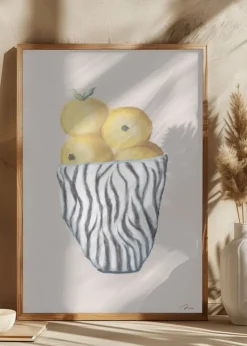 Zebra Bowl Plakat (21x29.7 cm (A4))