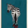Zebra heels Plakat (21x29.7 cm (A4))
