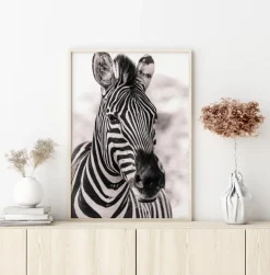 Zebra Plakat (21x29.7 cm (A4))