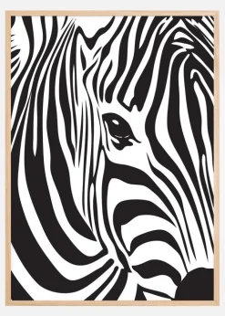 Zebra Plakat (21x29.7 cm (A4))