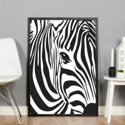 Zebra Plakat (21x29.7 cm (A4))