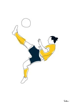 Zlatan bicicleta Plakat (21x29.7 cm (A4))